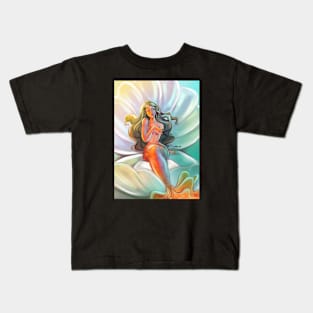 Pearl mermaid Kids T-Shirt